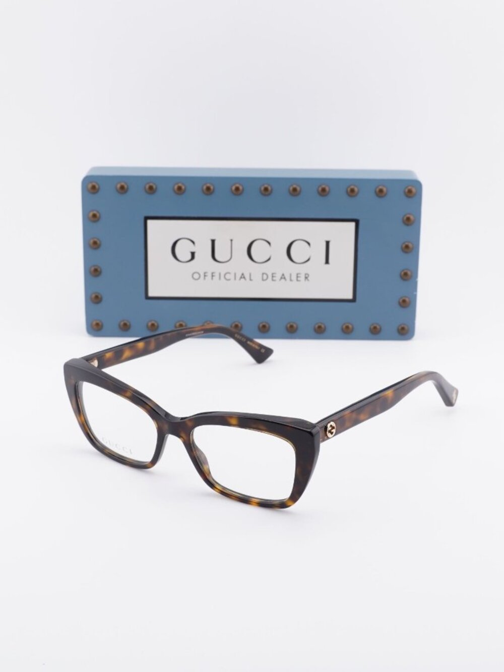 Gucci GG0165O 002 Cat Eye Eyeglasses 51mm – Havana